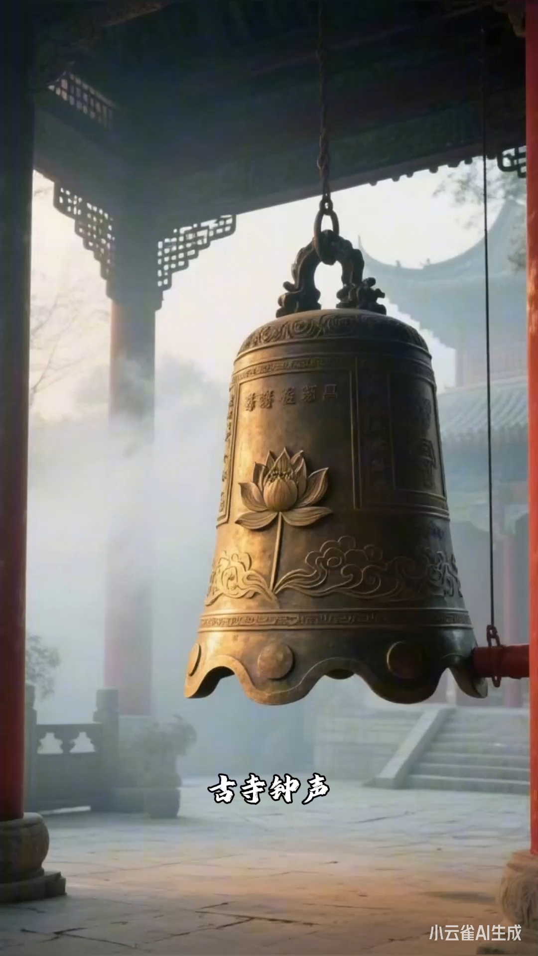 寺院的大钟及早晚敲钟的意义