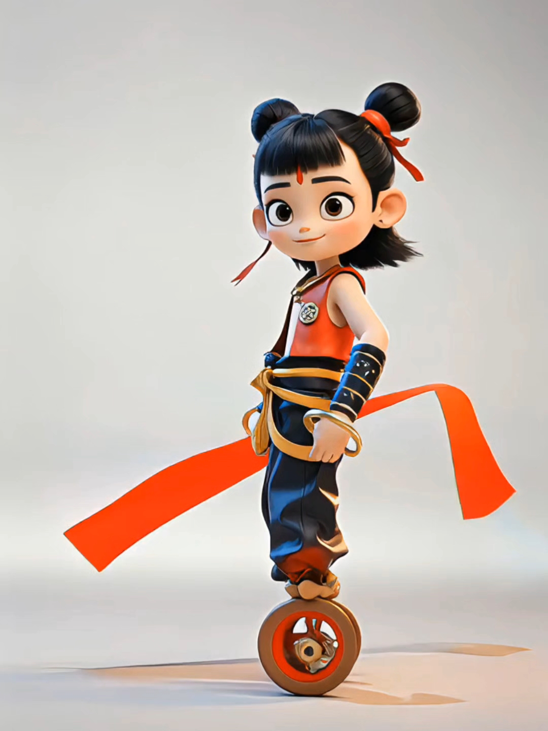 踏上风火轮的哪吒真的太帅了!