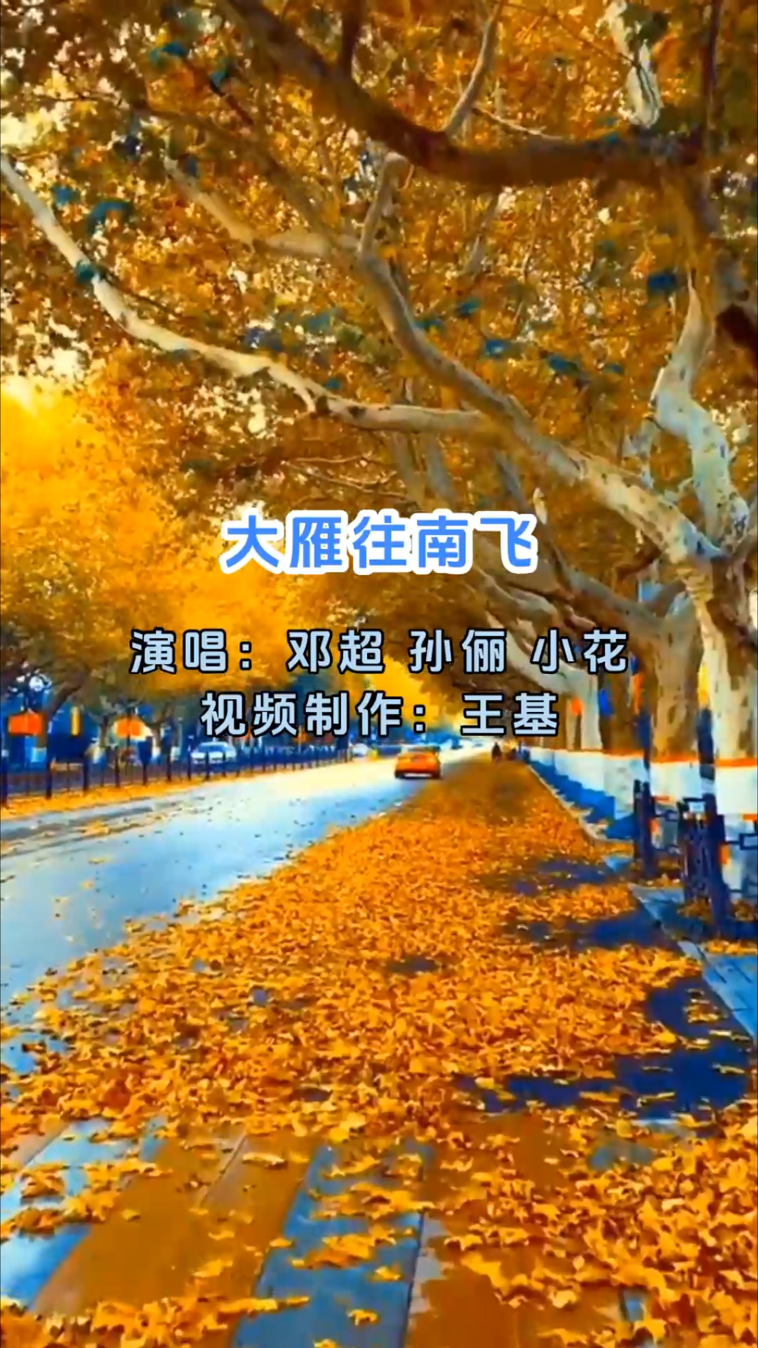 《大雁往南飞》完整版,邓超 孙俪 小花演唱,非常好听