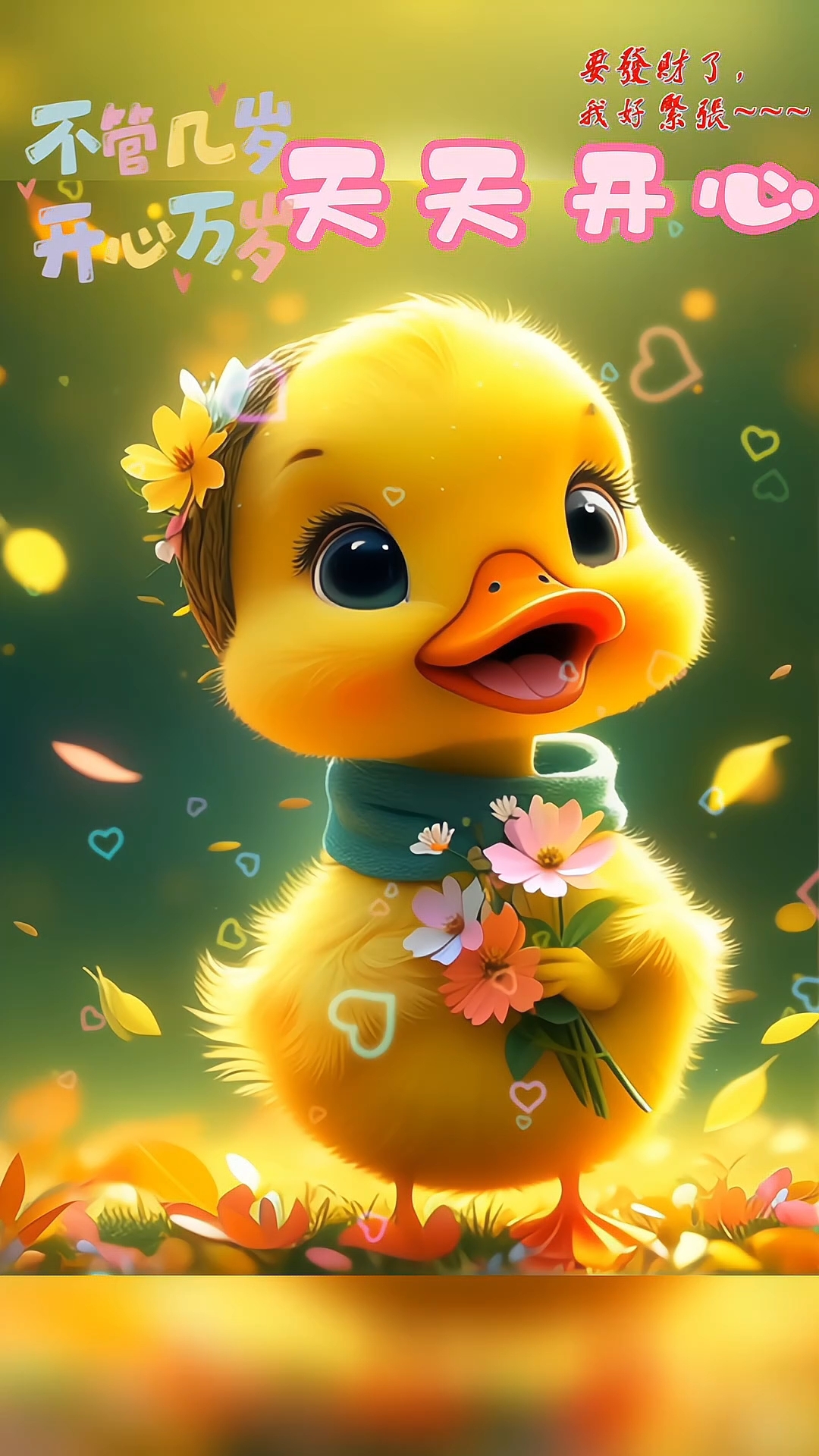 小鸭子嘎嘎嘎,可爱鸭,开心鸭