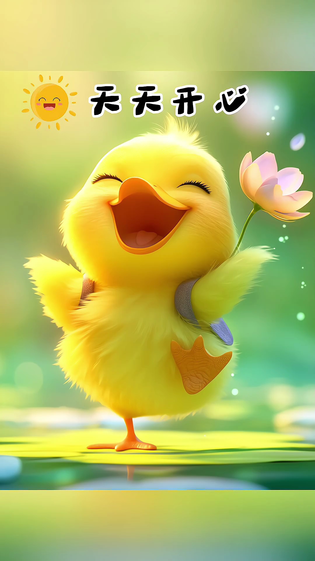 生活的本意就是开心,记得天天开心鸭