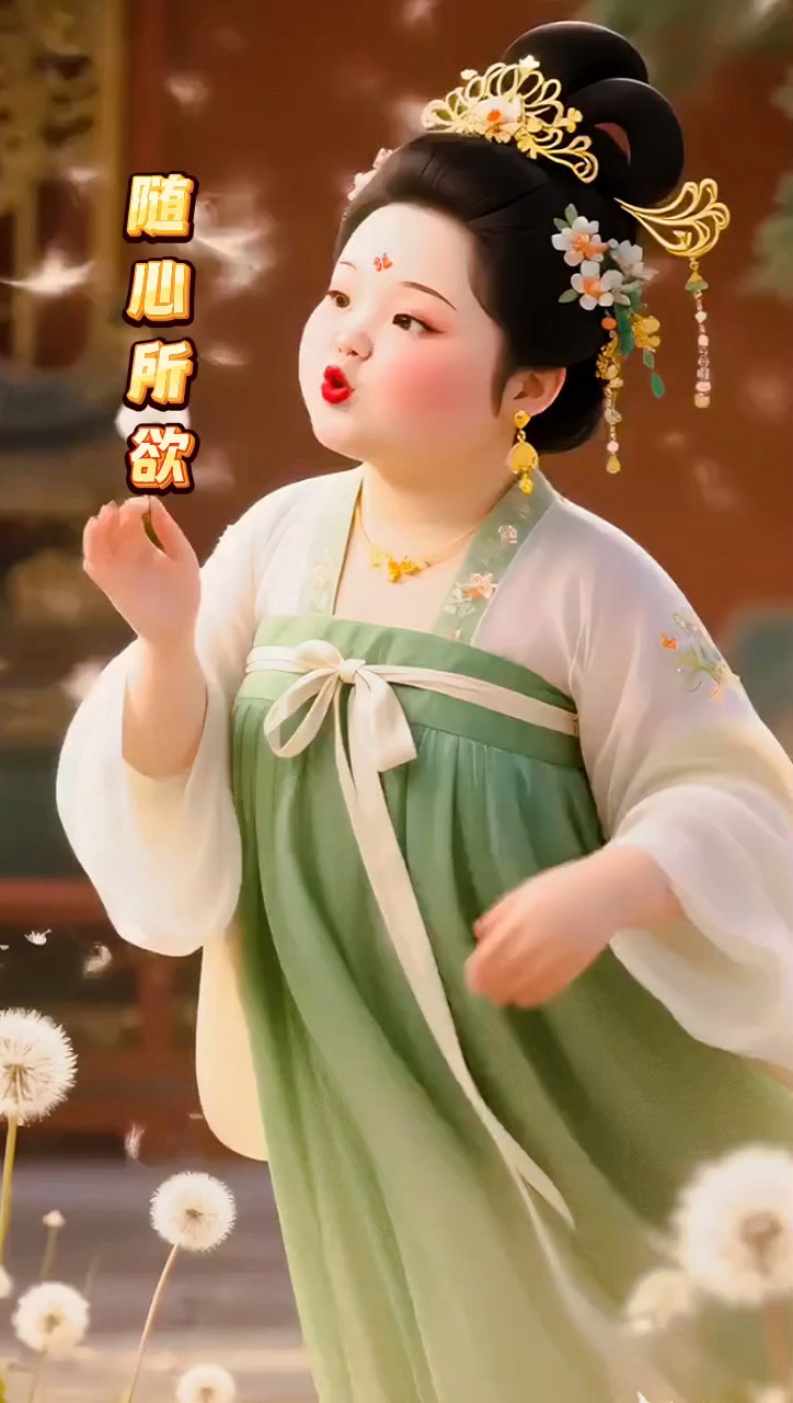 古风搞笑,唐代胖美人