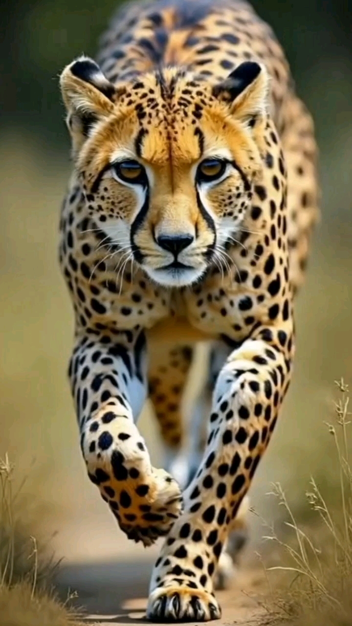 一只猎豹向我慢慢走来