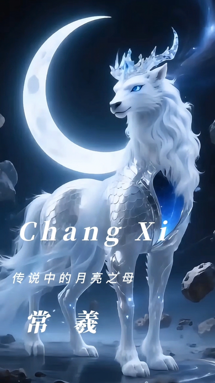 月亮女神常羲,掌管月亮和时间历法的女神