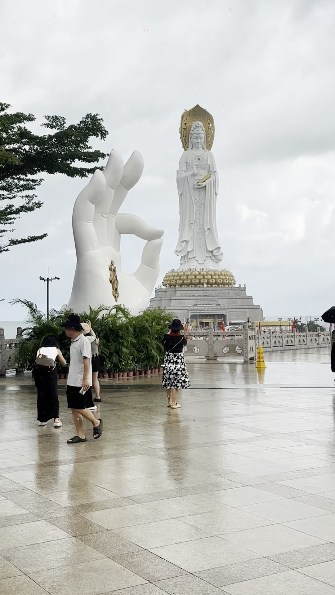 三亚观音台风图片