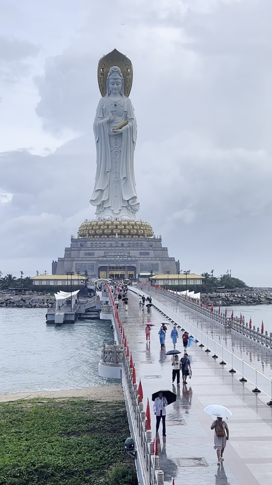 三亚观音台风图片