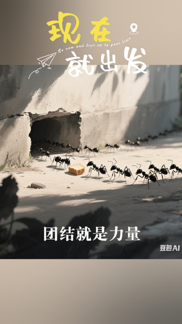 小蚂蚁:团结就是力量 在我家院子的角落里,生活着一群小蚂蚁