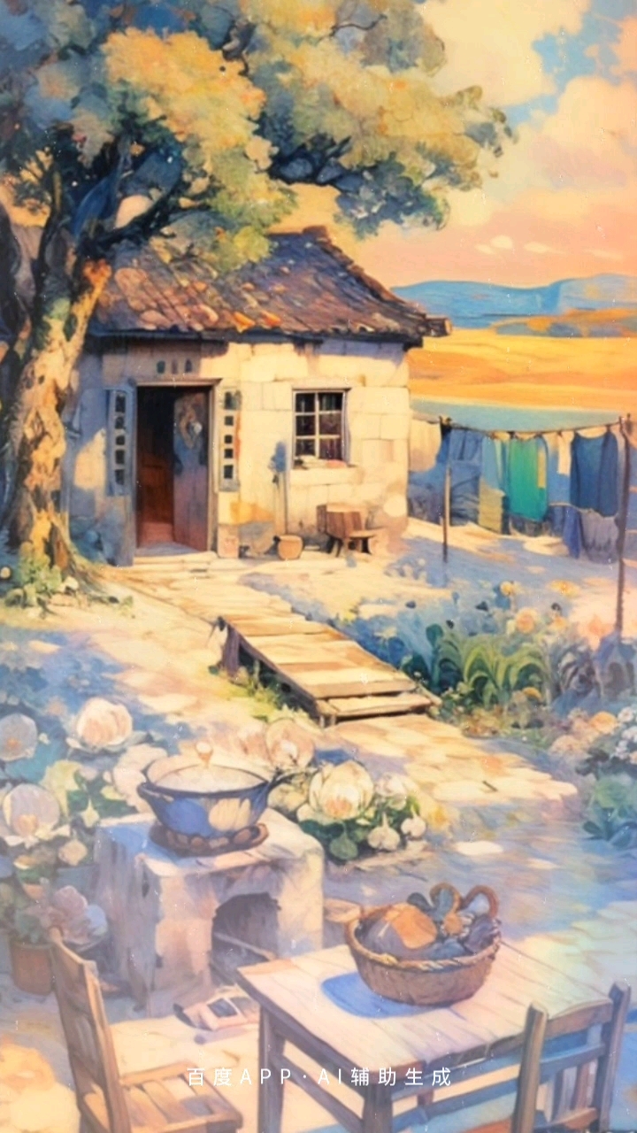 绝美风景,油画滤镜下的温柔时光机