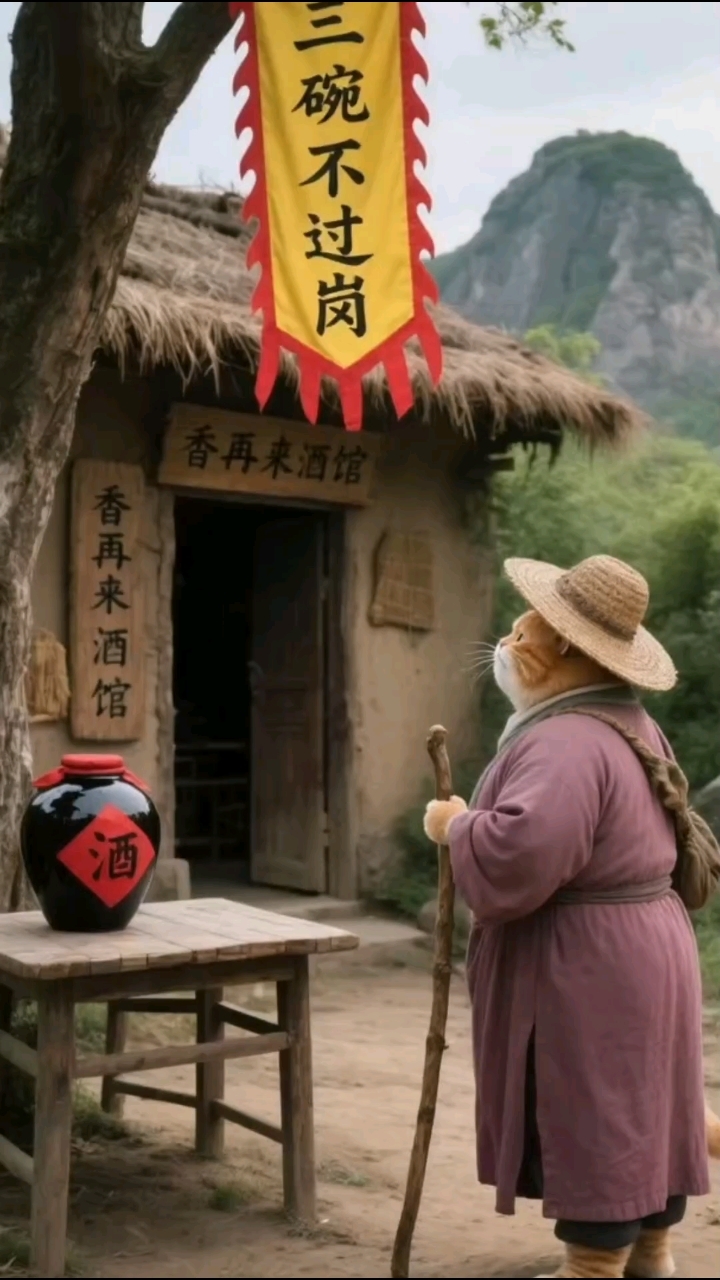 肥橘三碗不过岗打虎英雄凯旋归来