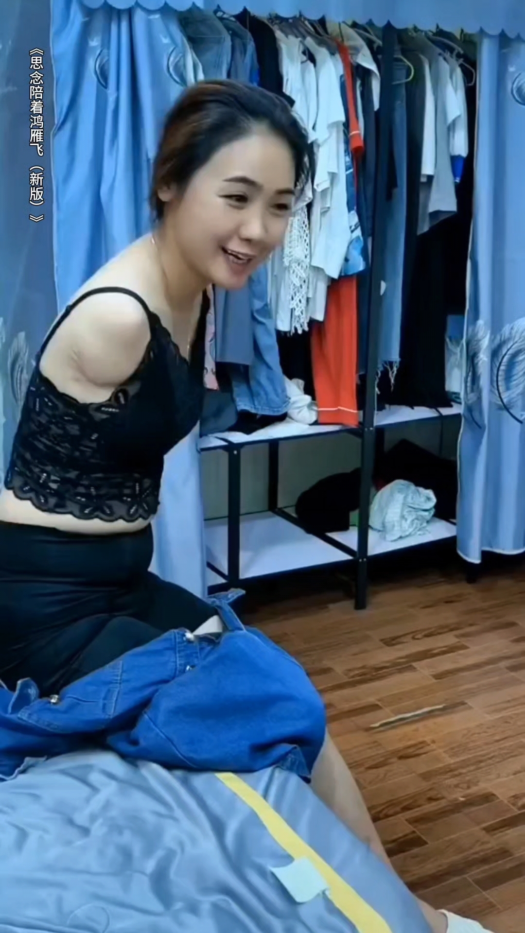 残疾女孩乐观向上!加油