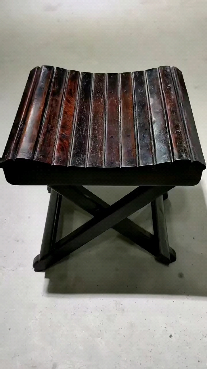 清代花梨木马扎,折叠凳,材质工艺好,规格292832厘米左右