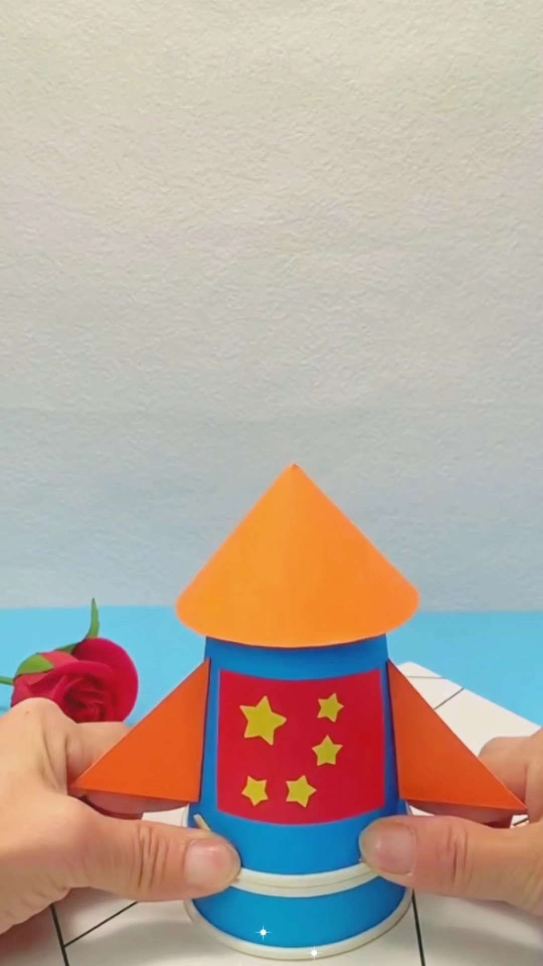 纸杯做的火箭炮太好玩了