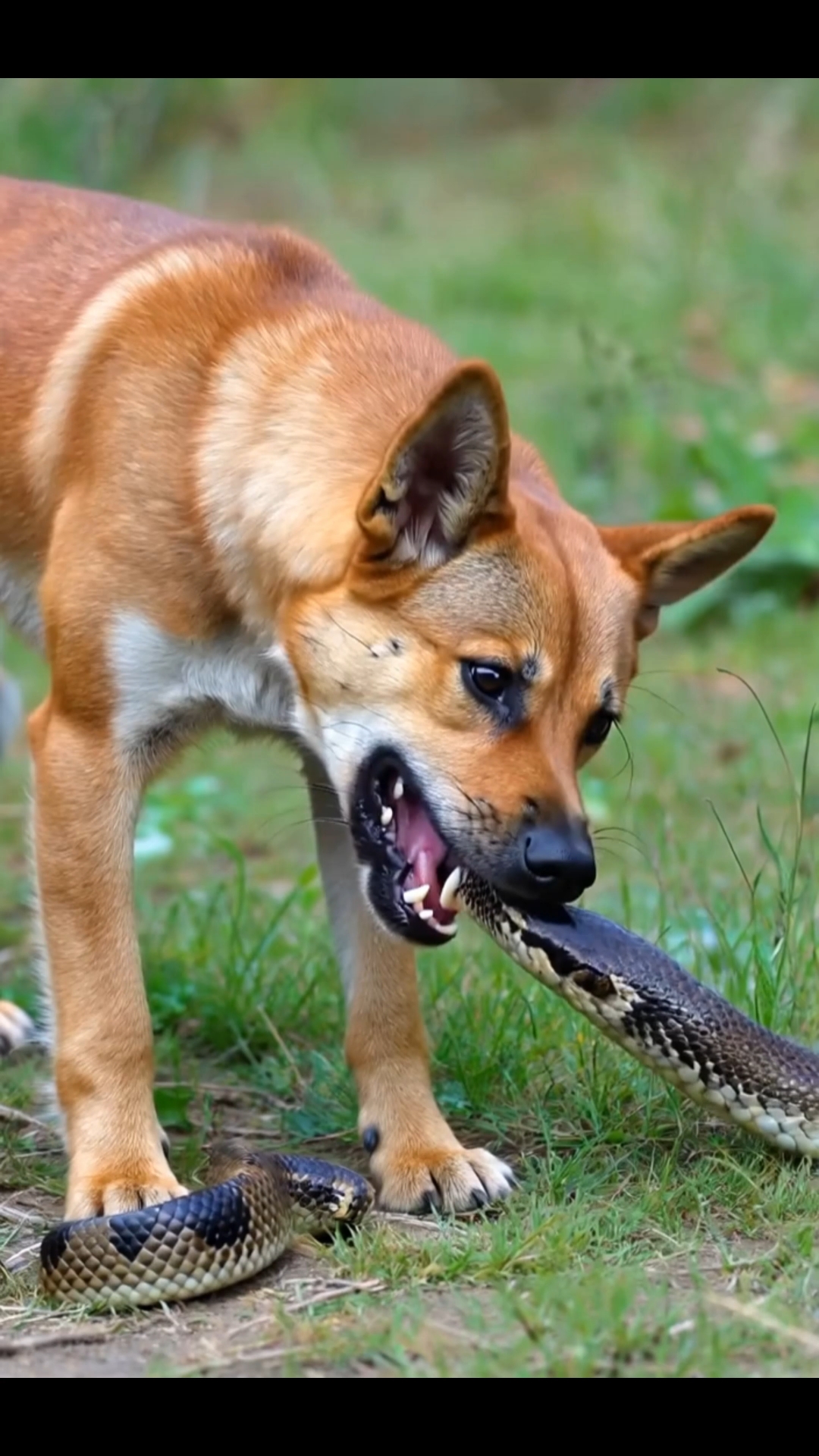 狗狗吃毒蛇