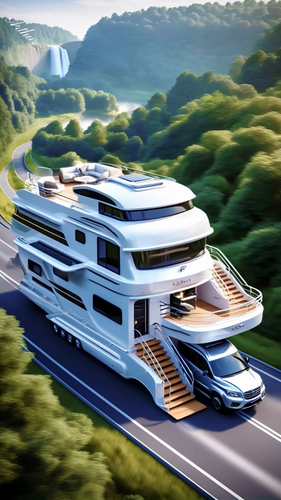 双层移动款别墅房车