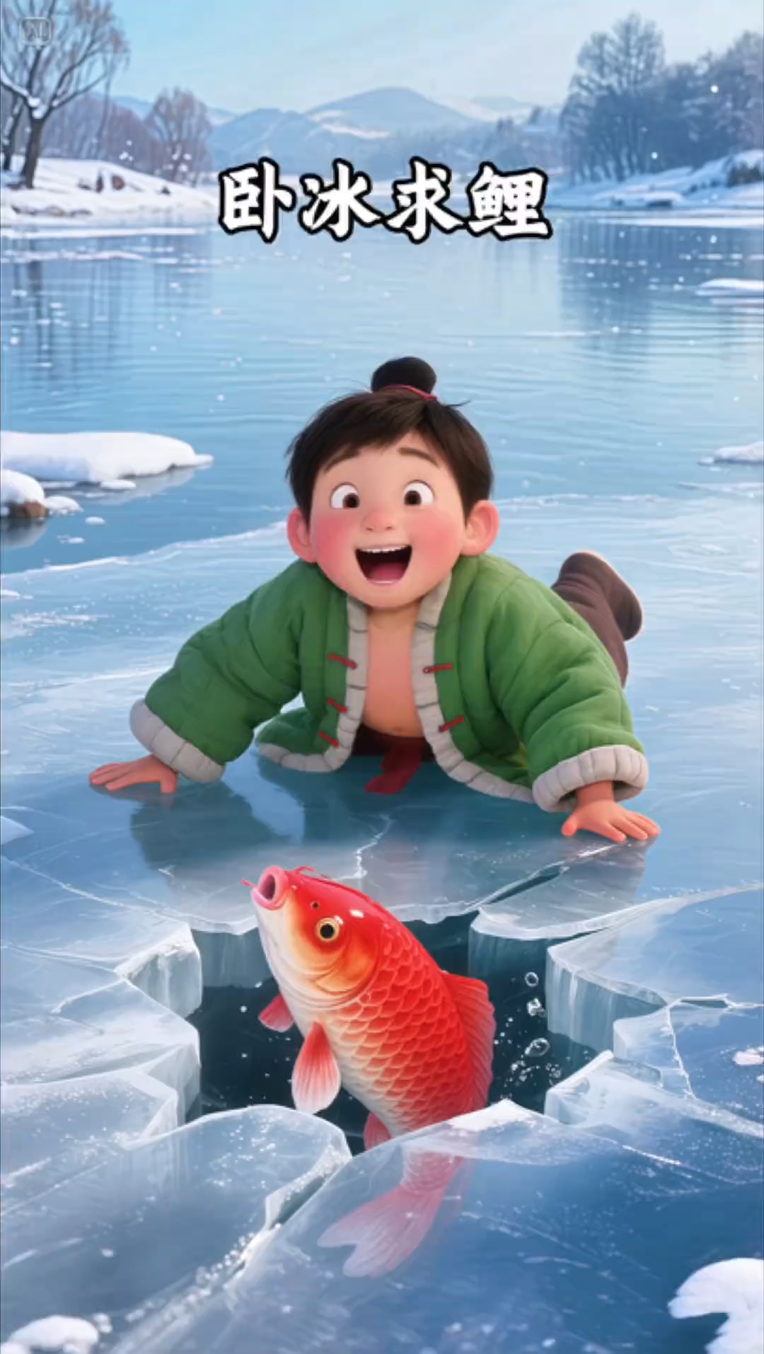 《卧冰求鲤》