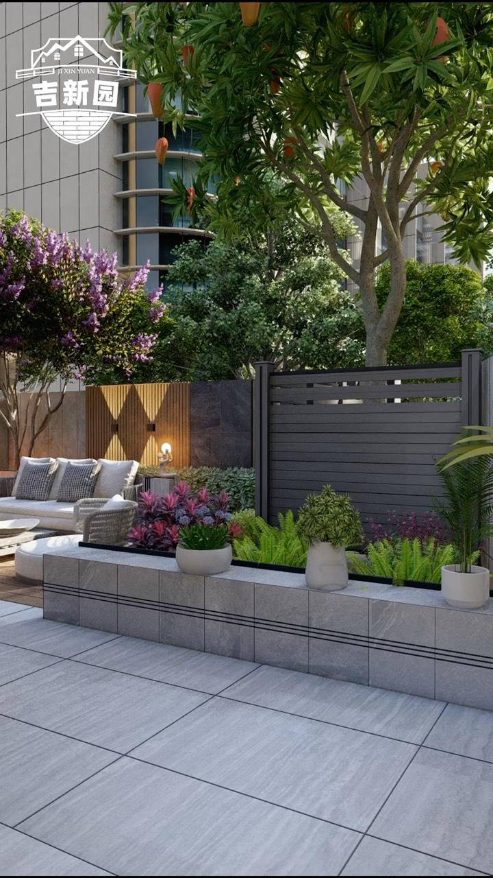 小小的花园怎么设计围墙才能营造高端氛围感?