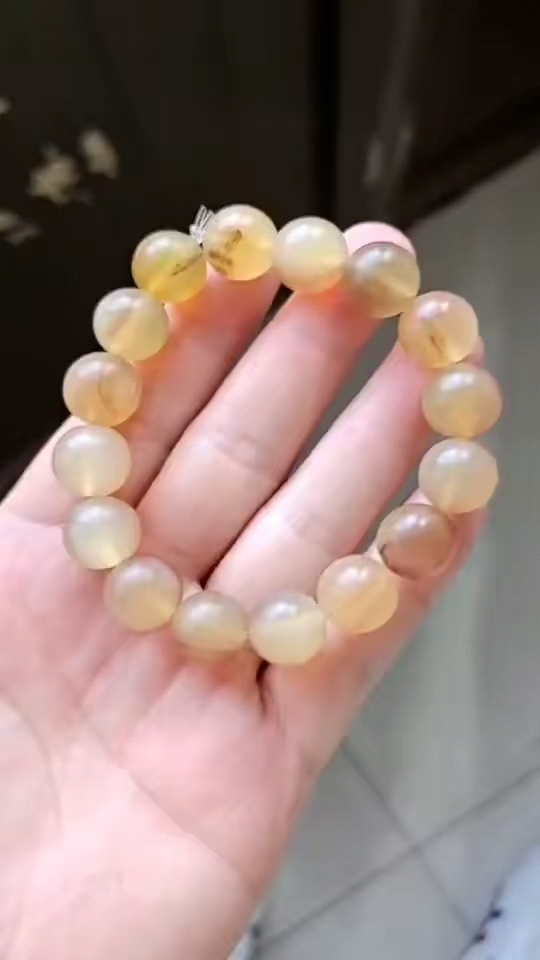 清代羚羊角手串文玩手串