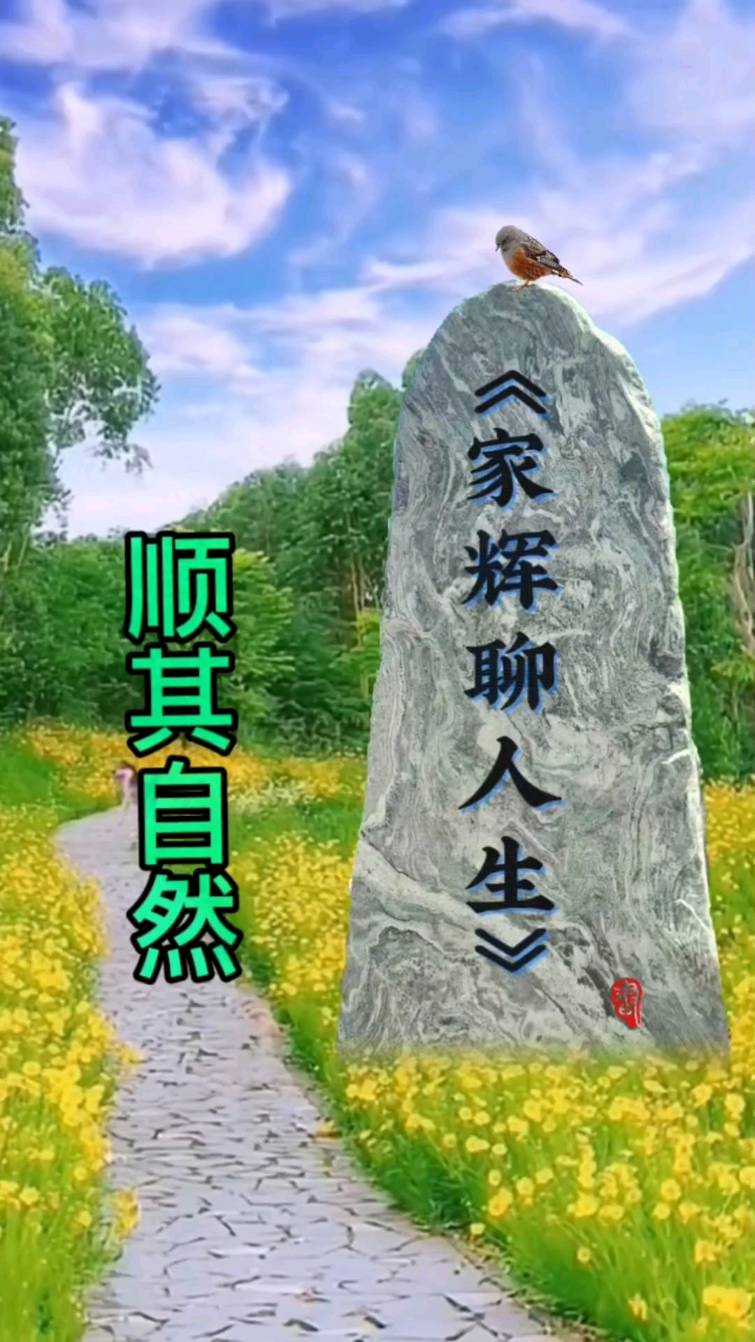 顺其自然,随遇而安