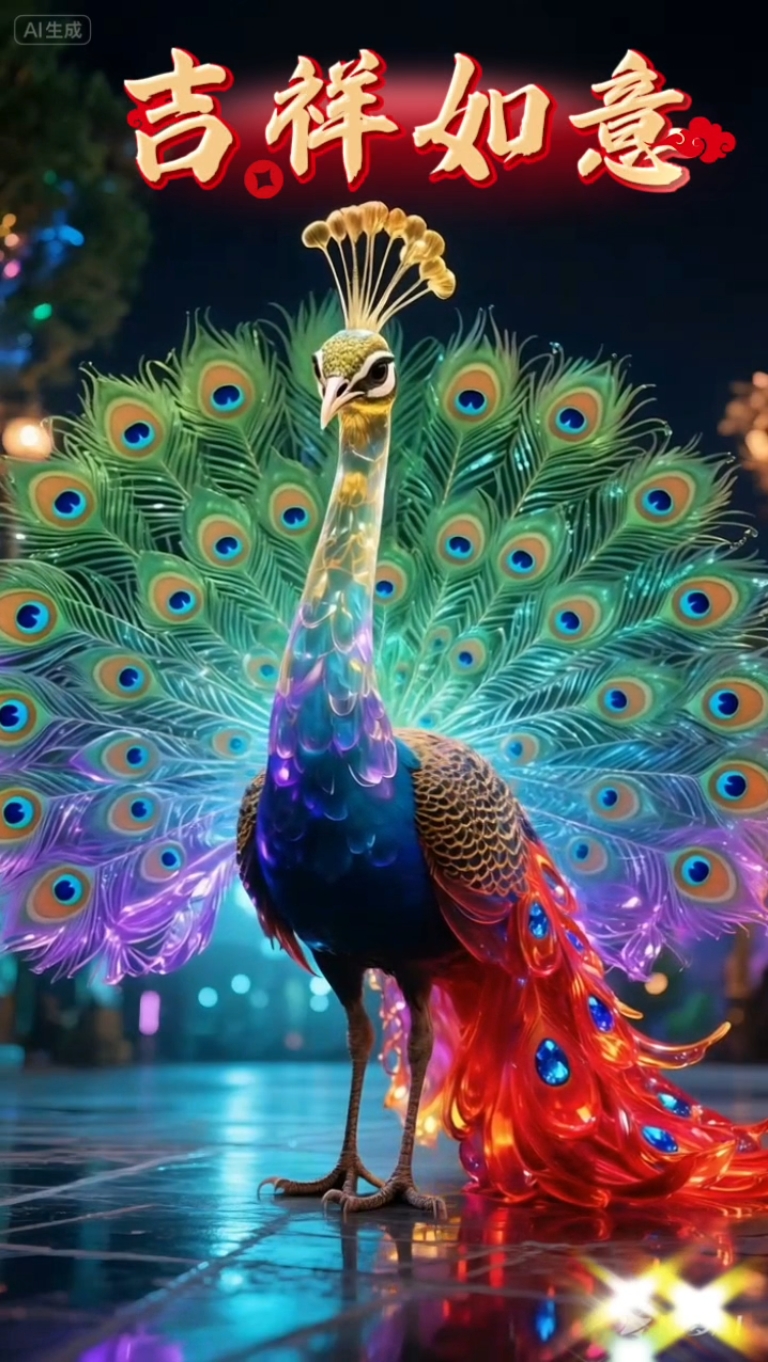 你肯定没见过这样的孔雀开屏!