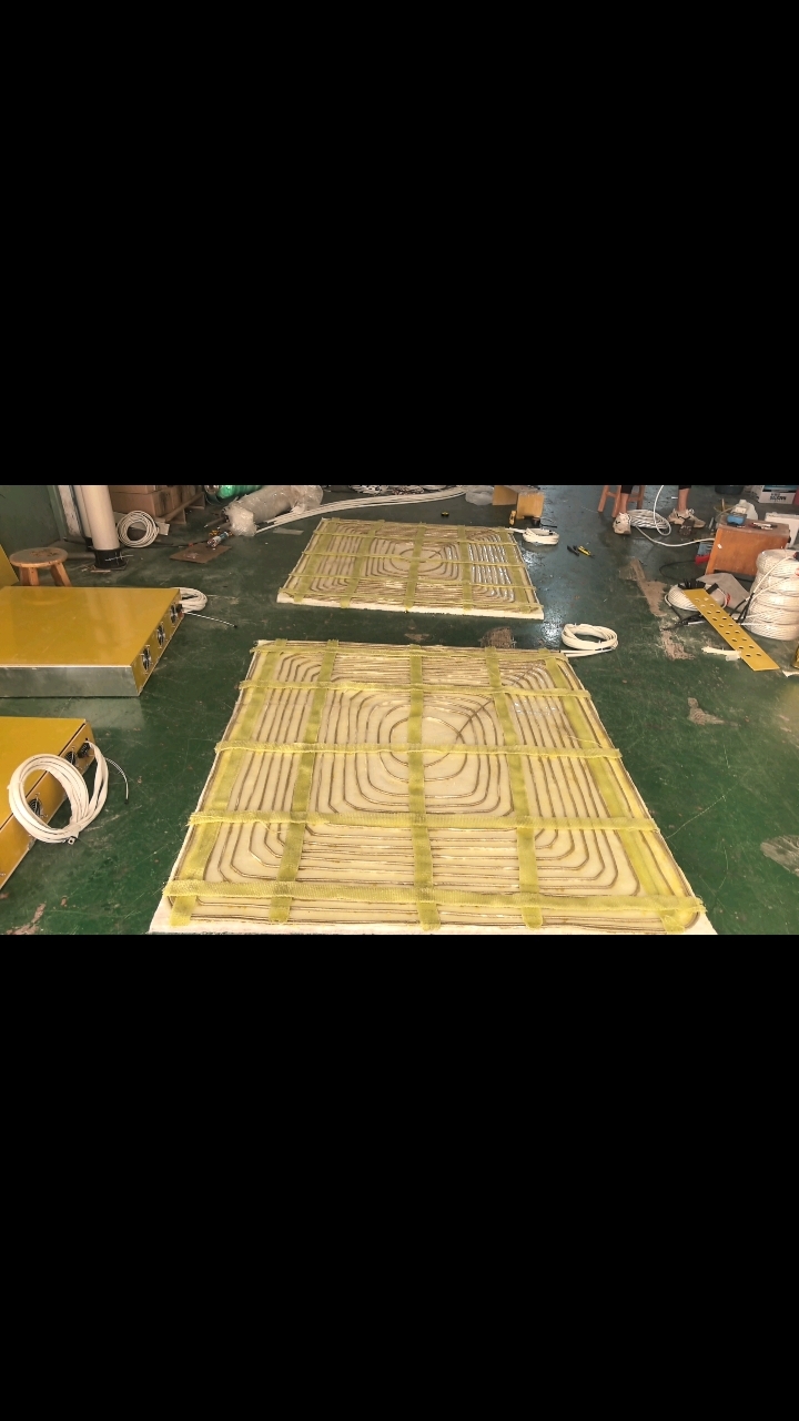 大尺寸平板电磁炒货机电磁加热线圈