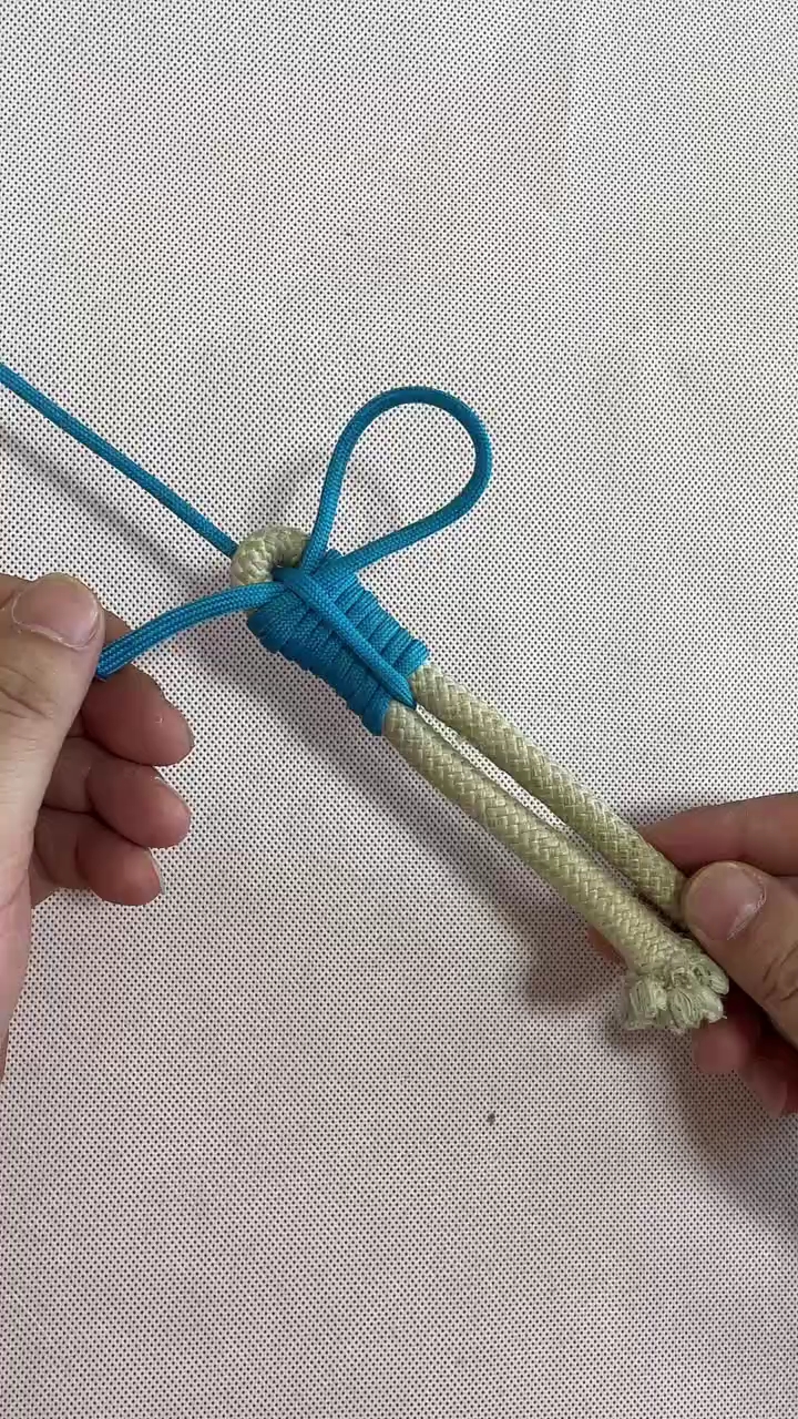 粗细绳对接方法!