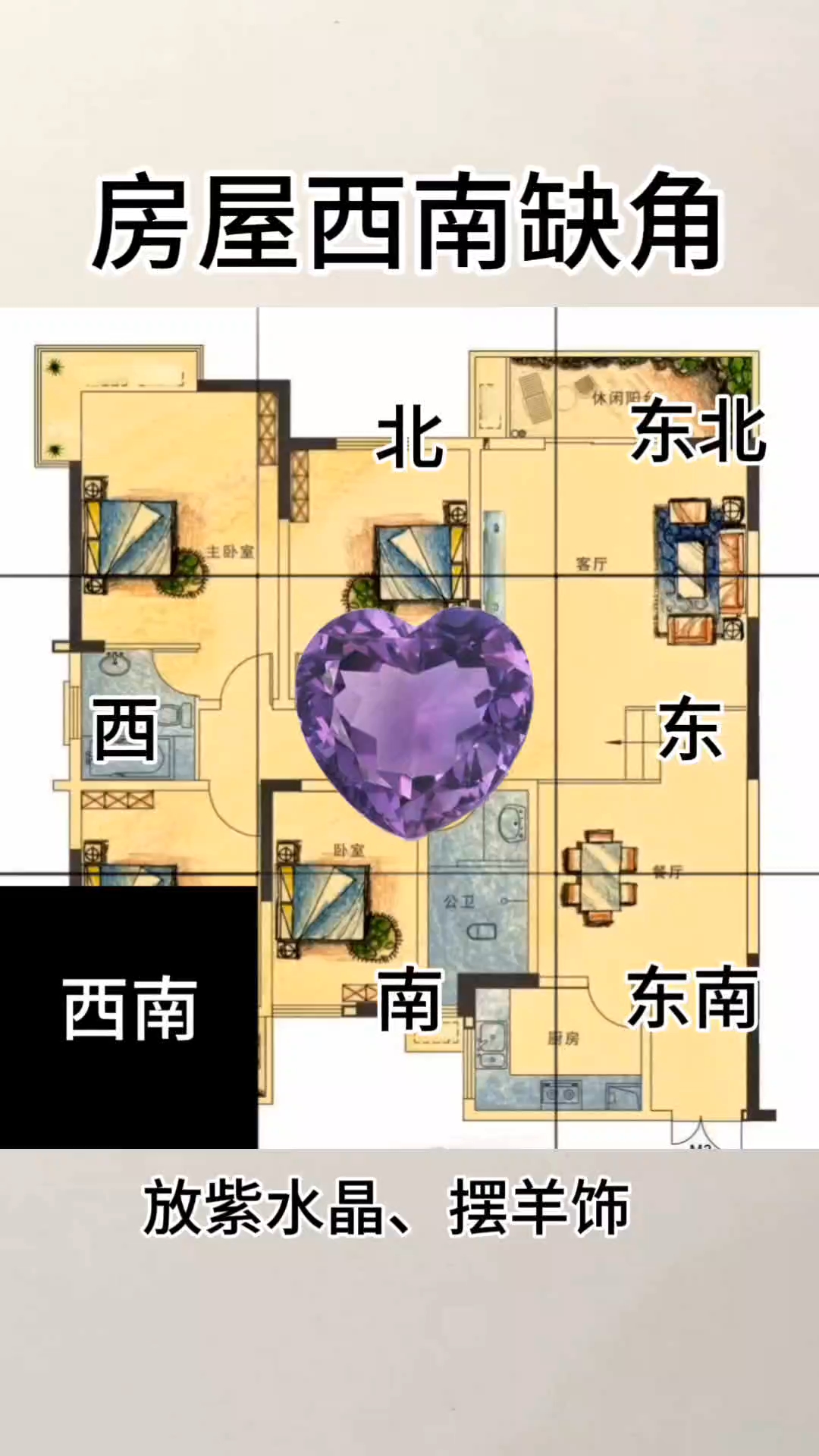 房屋西南缺角补救方法!