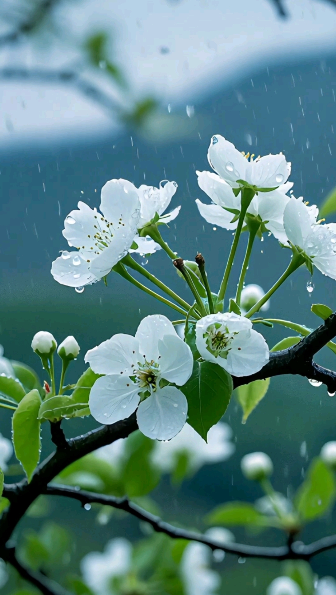 梨花带雨:这样的氛围喜欢吗?