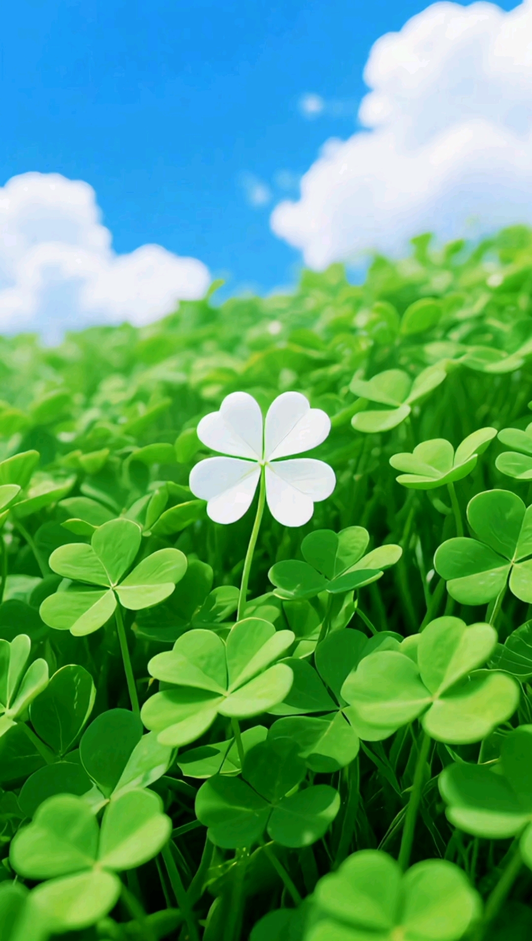 遇见四叶草,与幸运撞个满怀