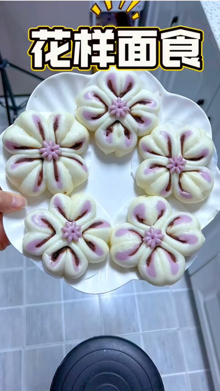 花样豆沙馒头这样做老人孩子都喜欢吃,你学会了吗?