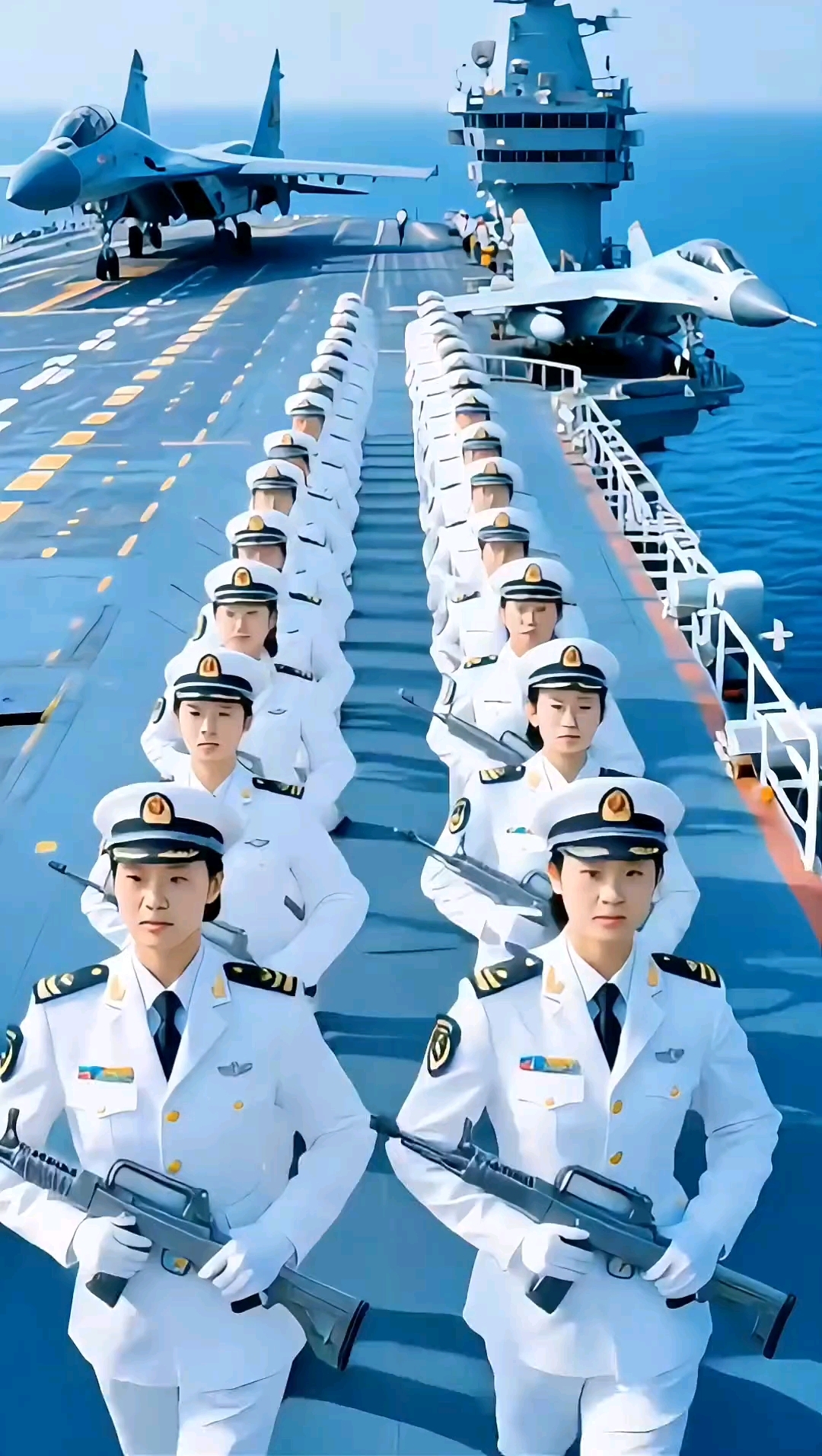 女兵风采,巾帼不让须眉