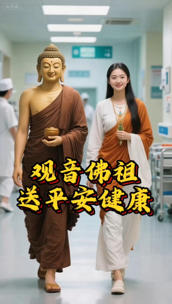 遇见观音拜三拜有求必应随喜赞叹功德无量
