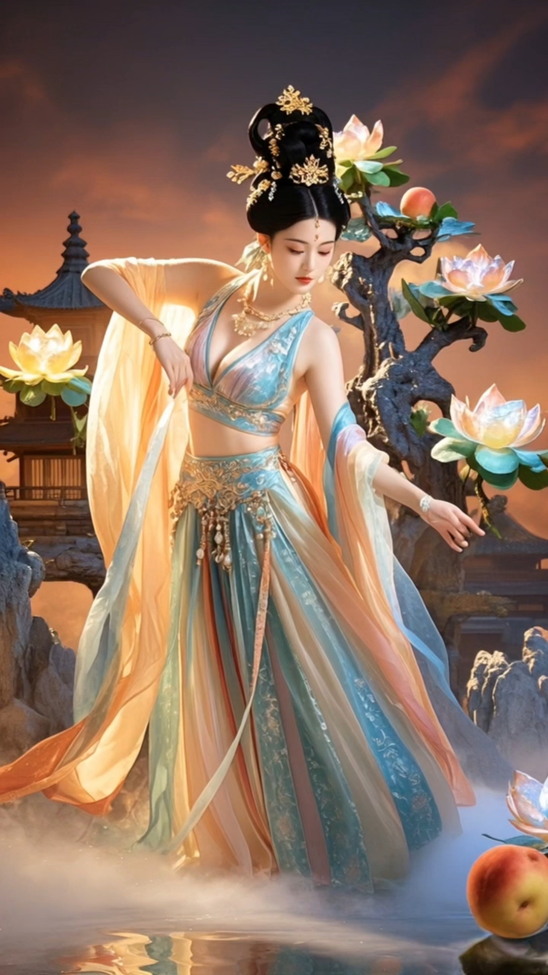 美到窒息的古风舞蹈女子,你能不喜欢吗