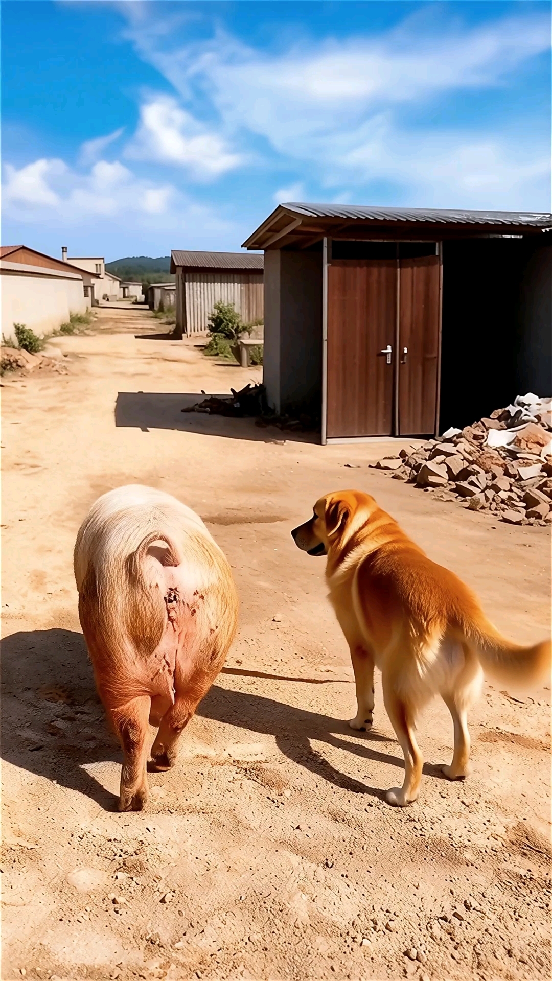 猪狗前压腿