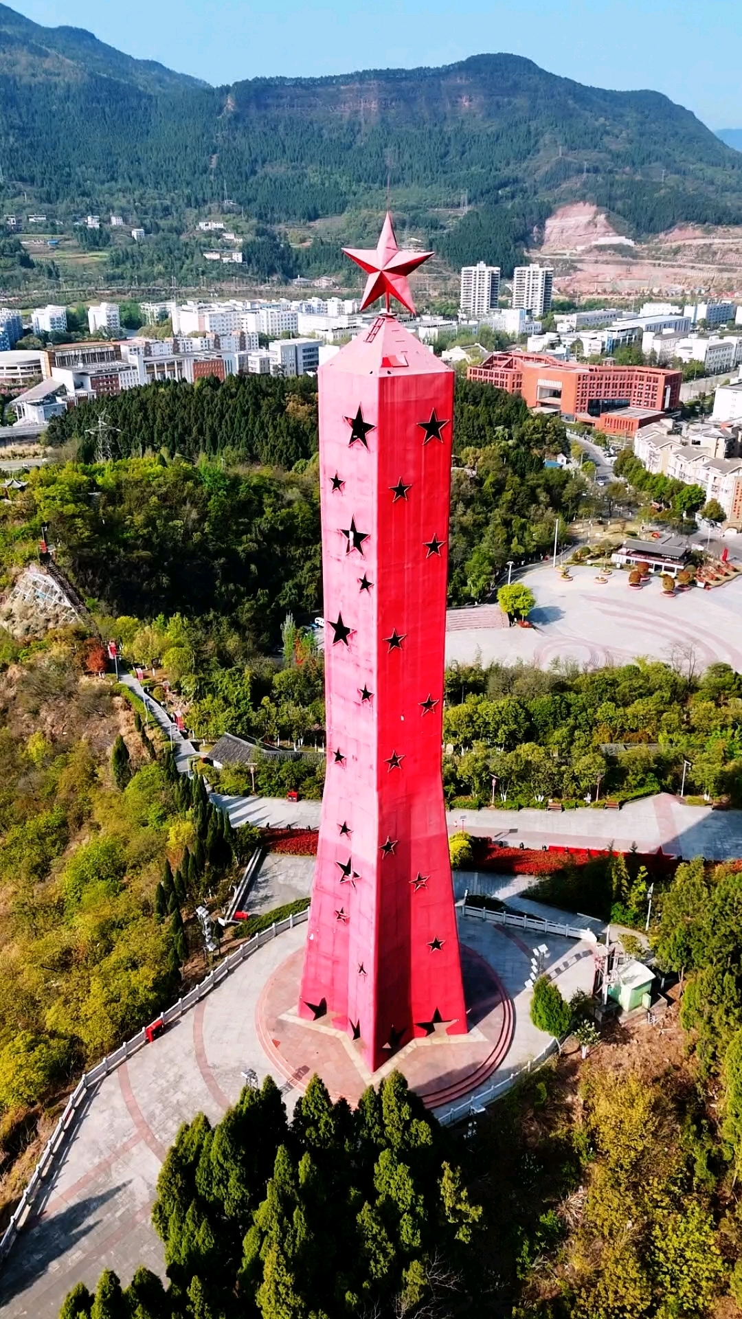 广元红星公园,城市绿肺,藏着红色文化宝藏