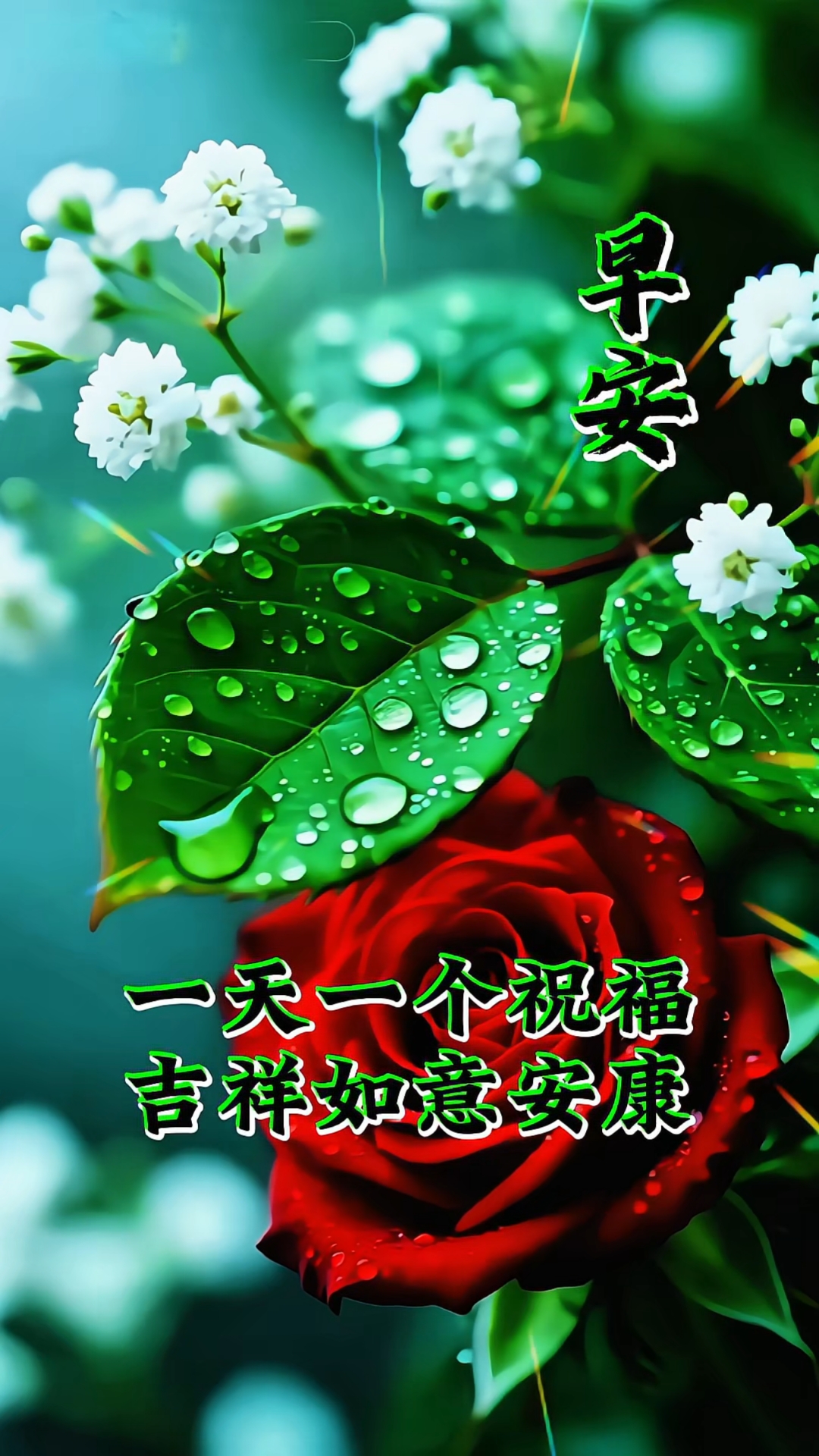 早安/一天一句晨语点燃新的希望,一天一个祝福吉祥如意安康