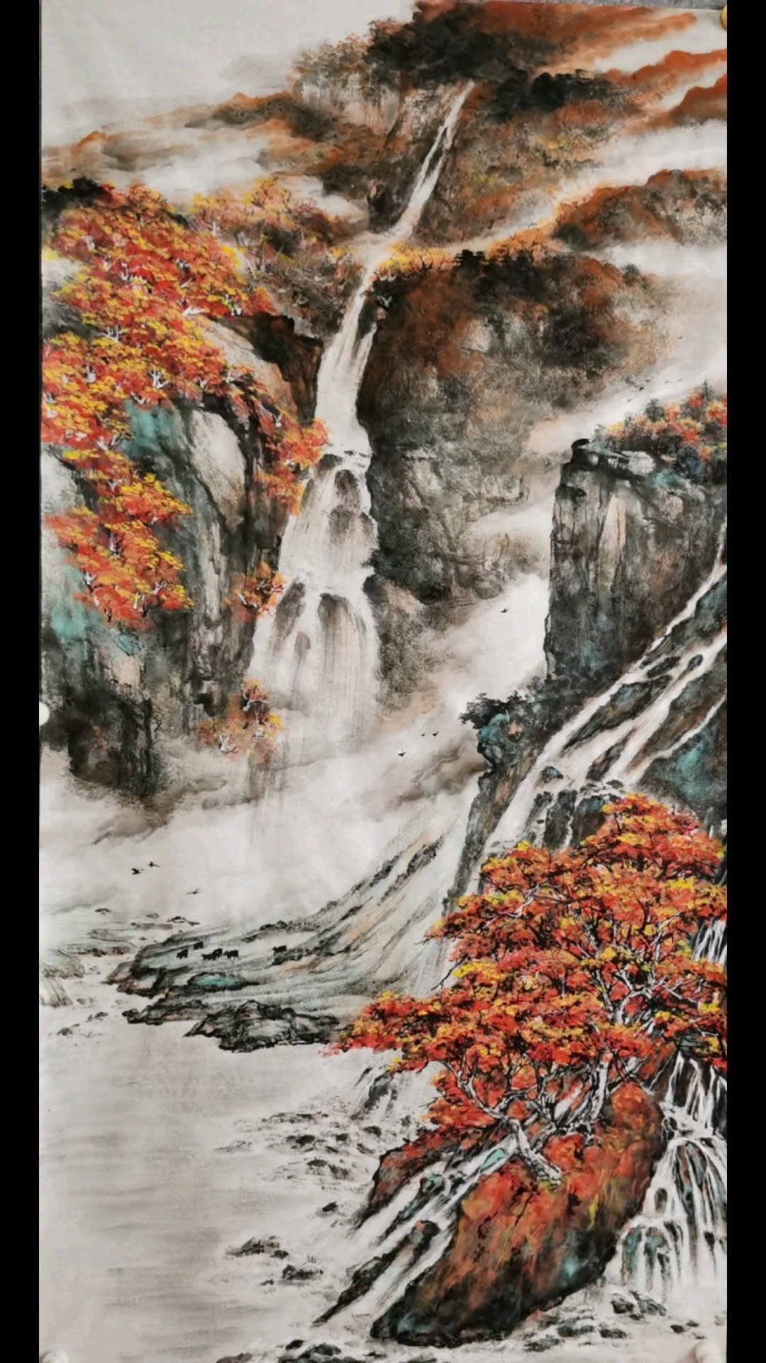 赵业建山水作品创作视频分享