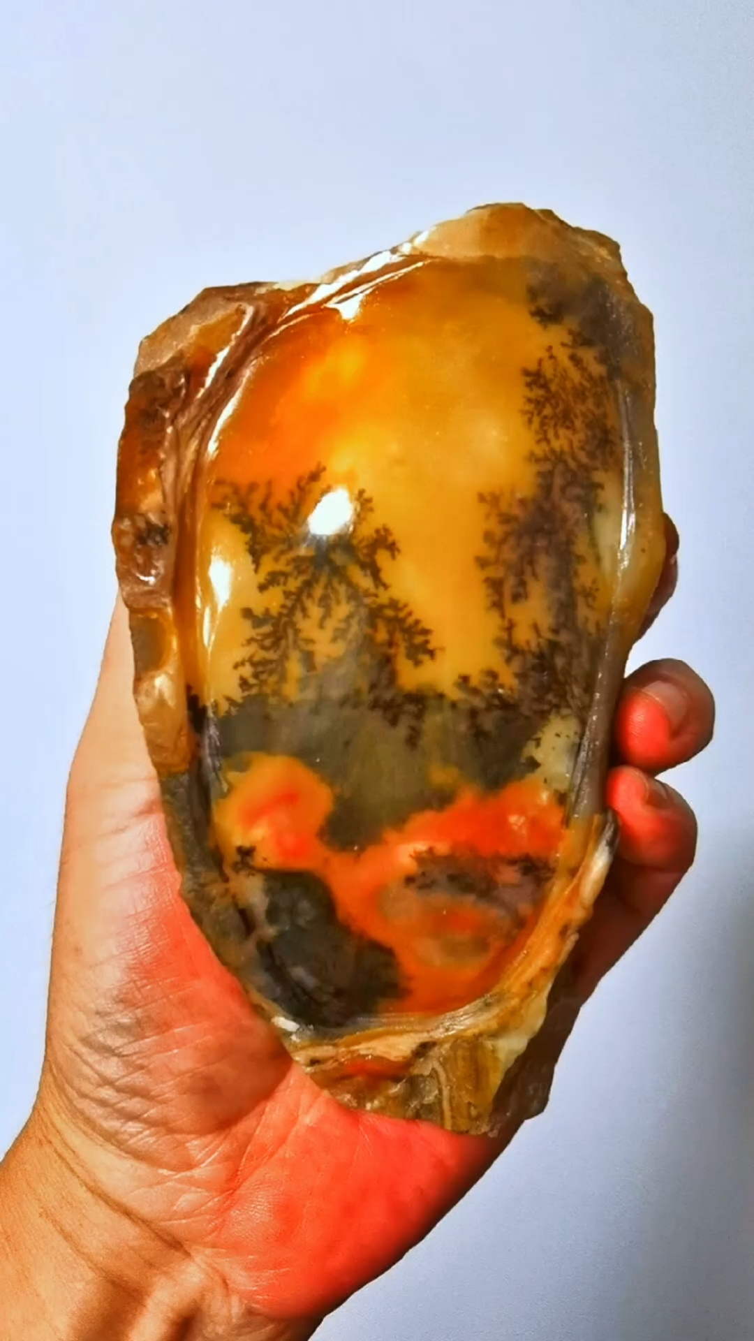 黄龙玉水草花原石,喜欢请点赞!