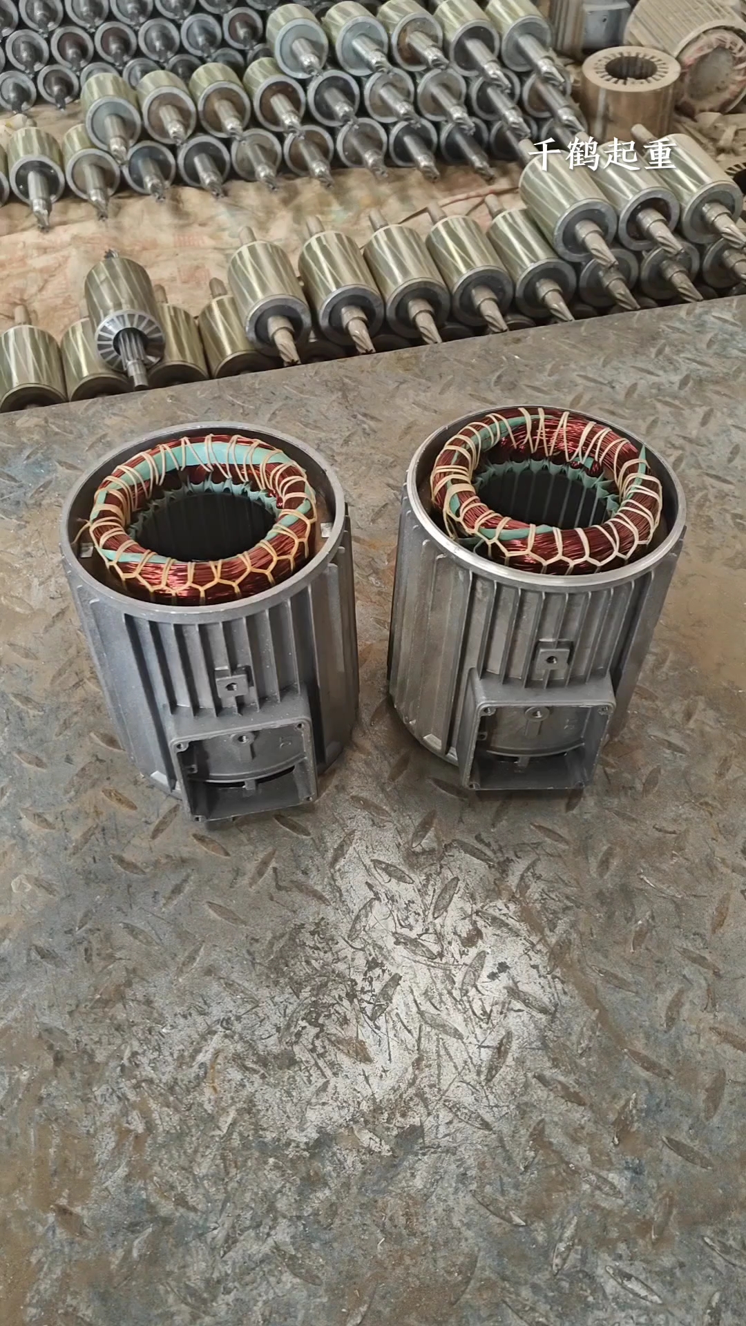 电机线包对比讲解～便宜有便宜的做法#吊窗机#多功能提升机卷扬