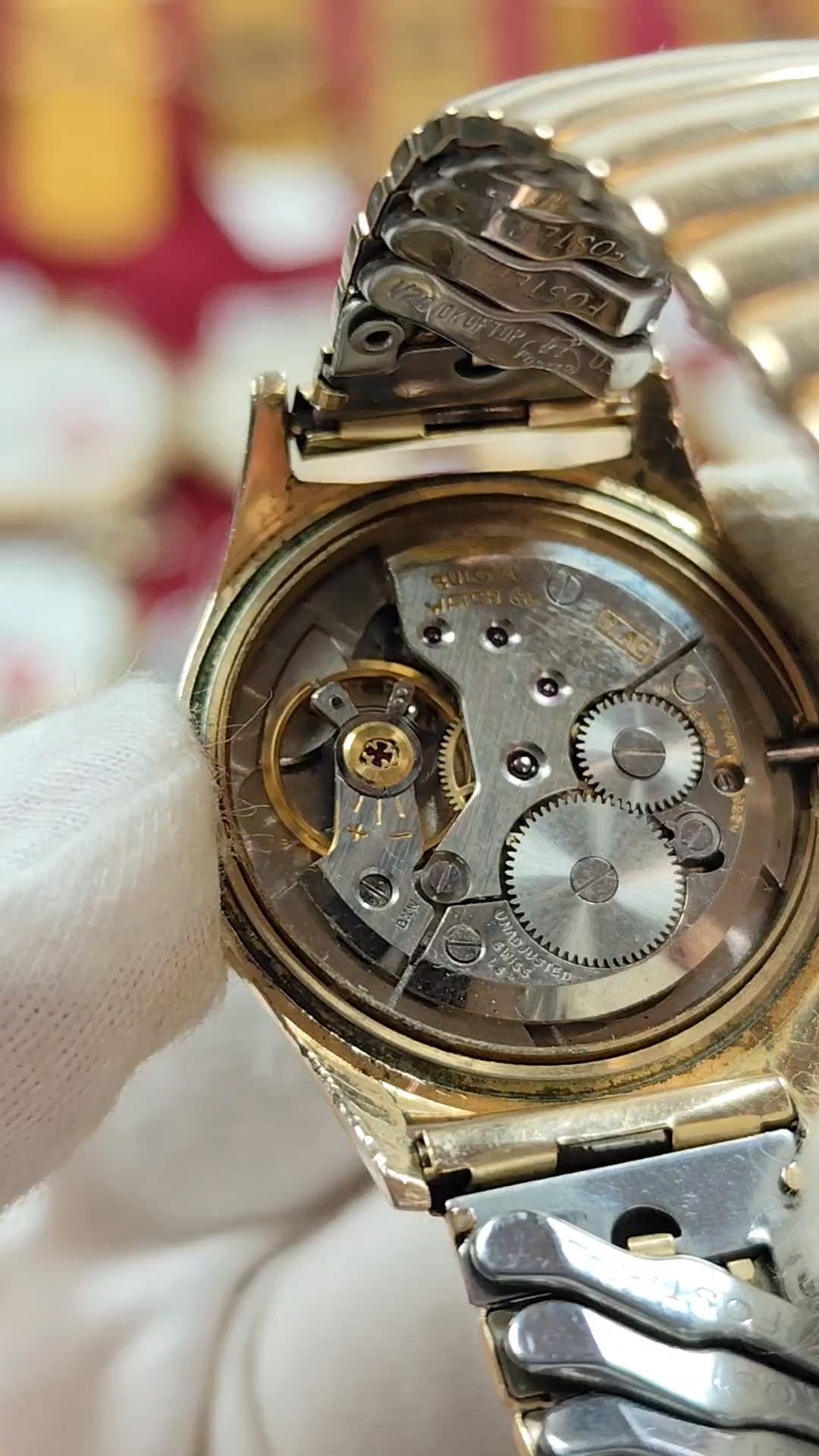 美国宝路华10k男士手动机械表17钻机芯