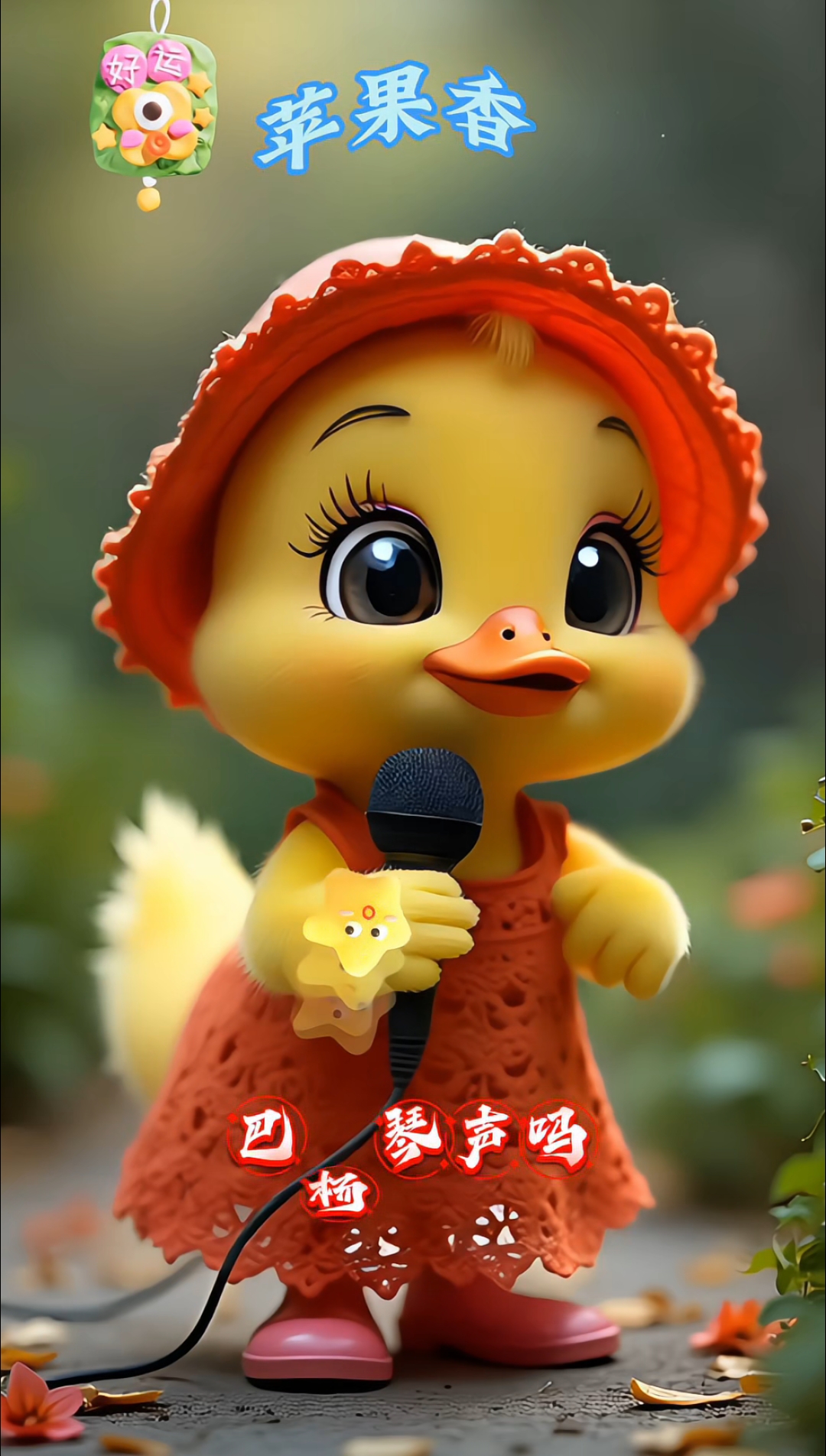 可爱小鸭子唱歌跳舞来咯