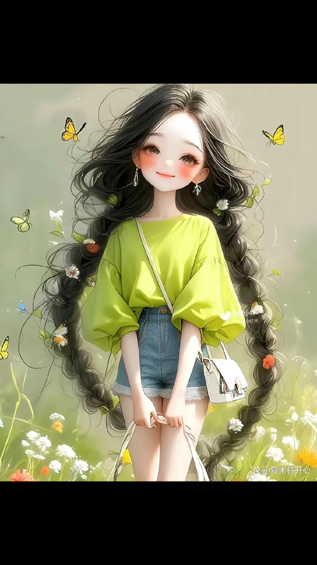 清新脱俗,淡雅如菊的小可爱!