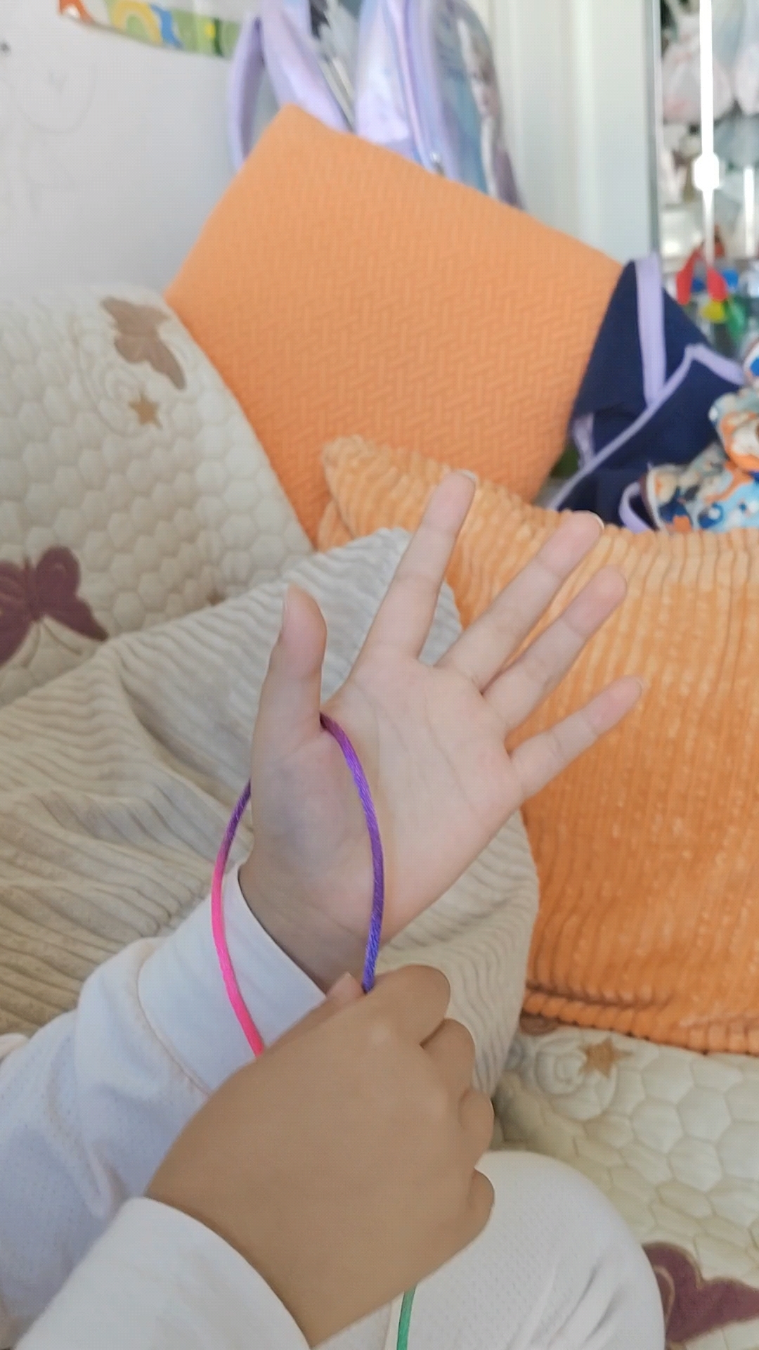 翻绳降落伞的方法!