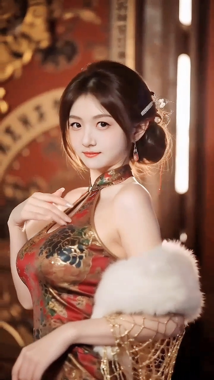 夜上海里的旗袍美女