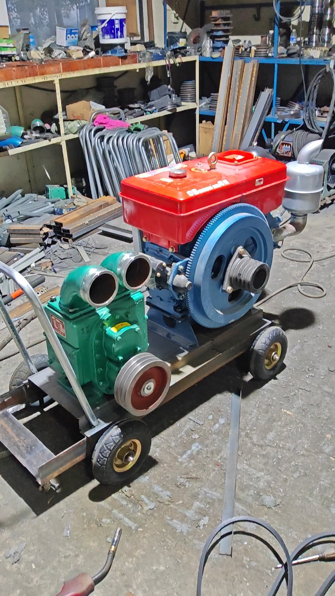 柴油机带动吸污抽粪泵 大吸力高压自吸 抽粪排污