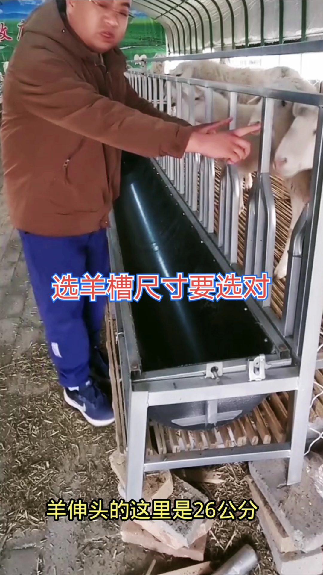 一定要选对羊槽的尺寸