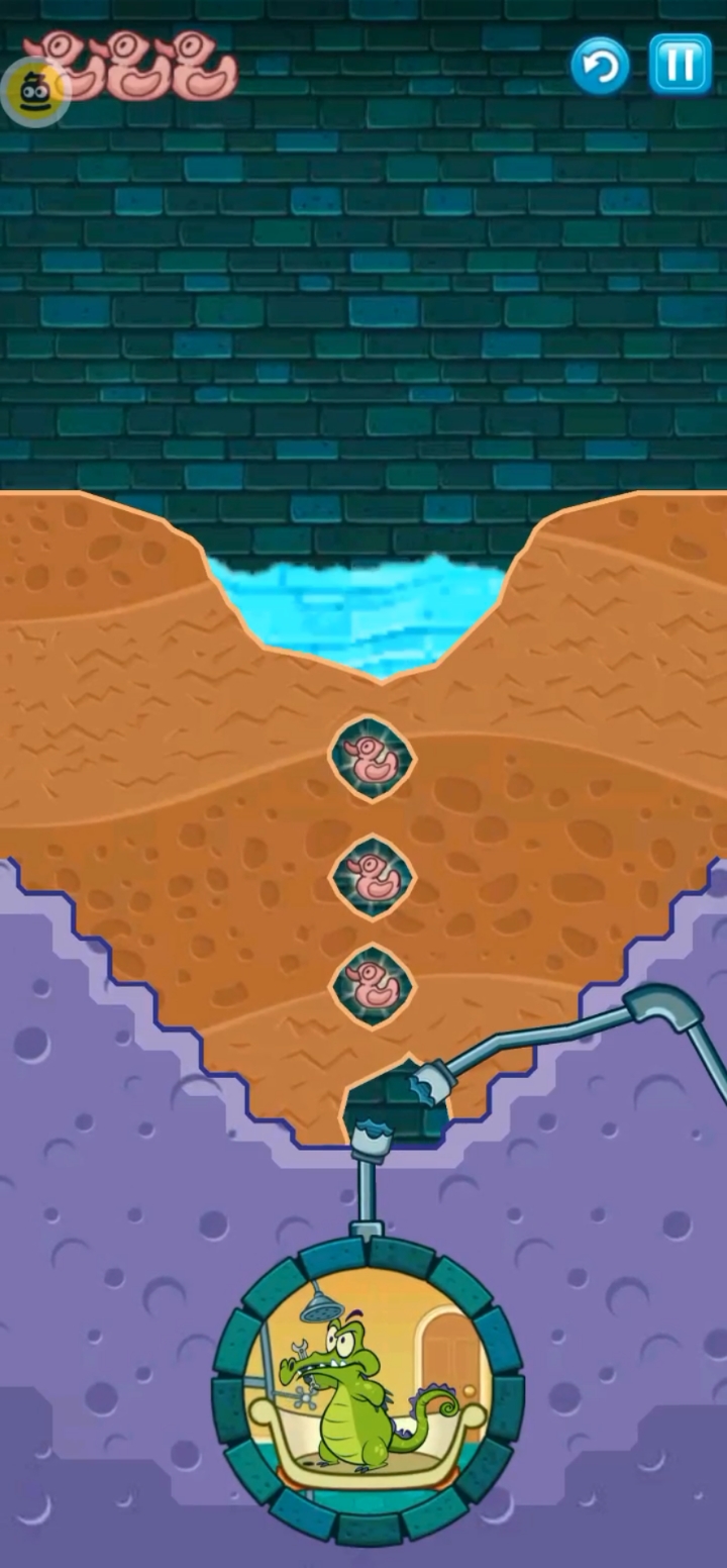 小鳄鱼爱洗澡攻略1.2.3关