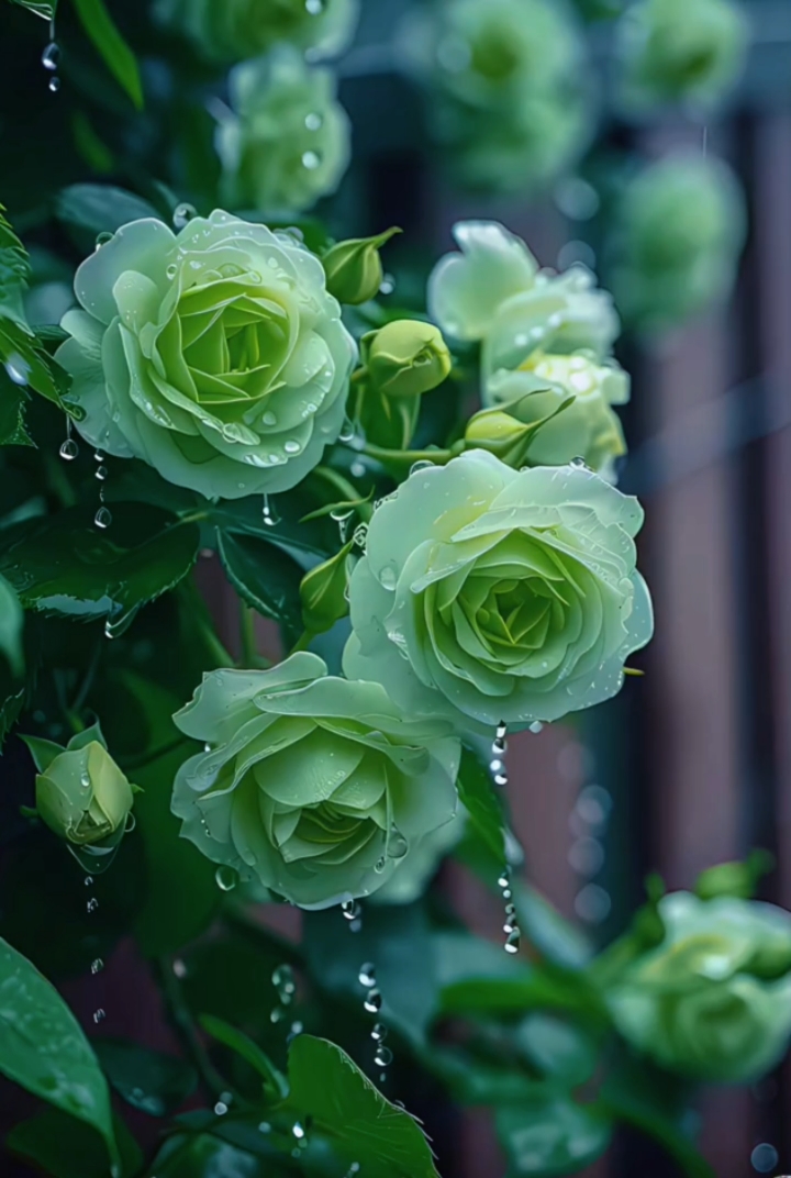 苏格兰绿玫瑰花语是:永不老去爱情即使是时间也不能减弱我们爱恋-度小