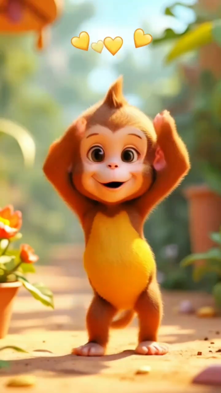 这小猴子跳舞也太魔性了吧,都耍起来了都