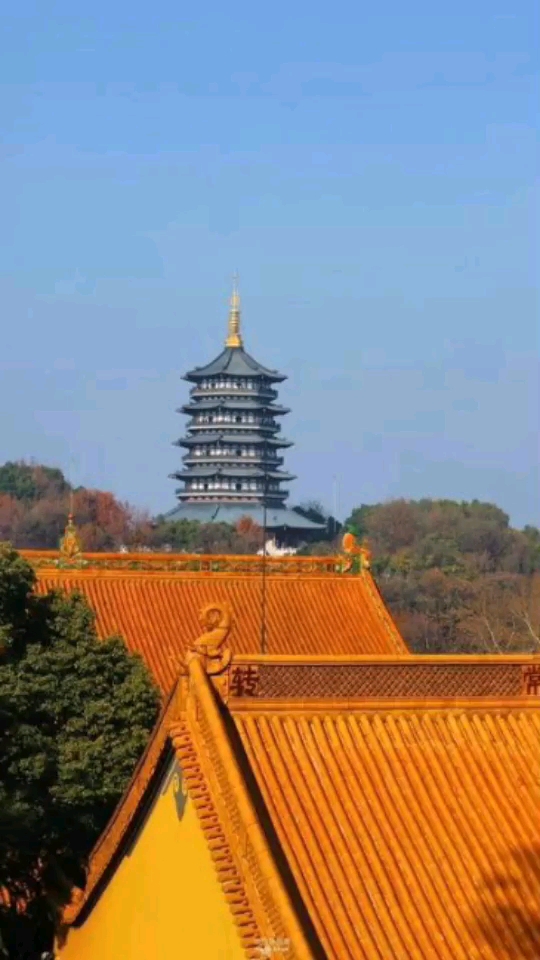 杭州南屏山风景区  口琴曲《南屏晚钟》领略古刹钟声的独特韵味