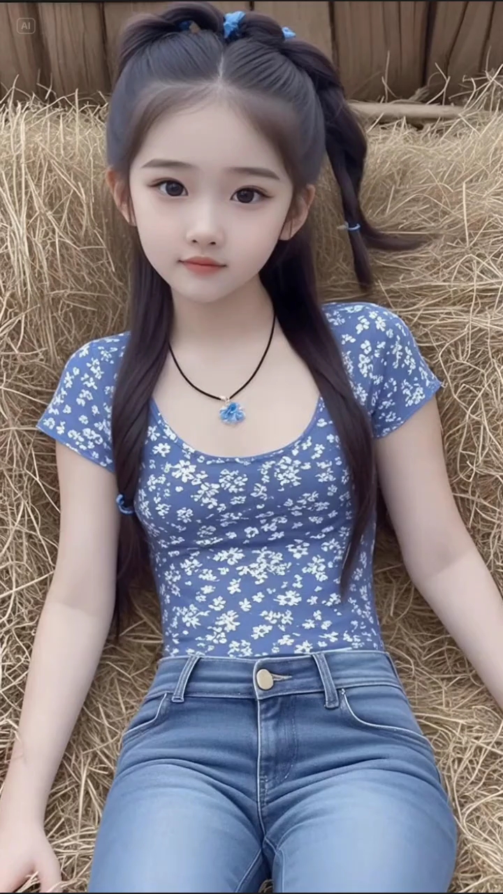 清纯漂亮的农村女孩